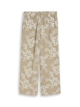 Ausgewählt, Culotte Hose mit Blumen-Stickerei von Tom Tailor, grün