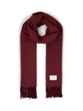 Niet geselecteerd, Omkeerbare sjaal met franjes door Tom Tailor, rood