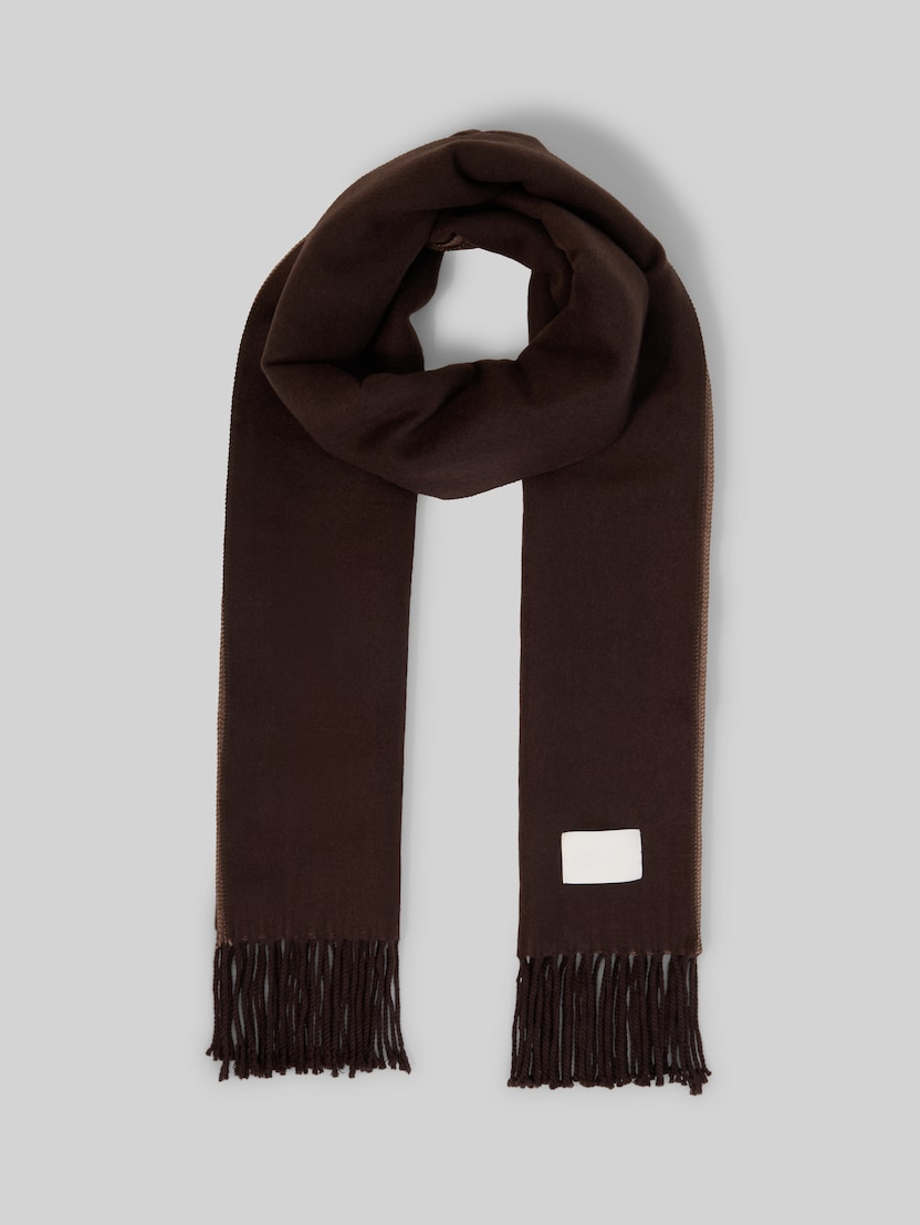 Wendeschal mit Fransen von Women, java dark brown