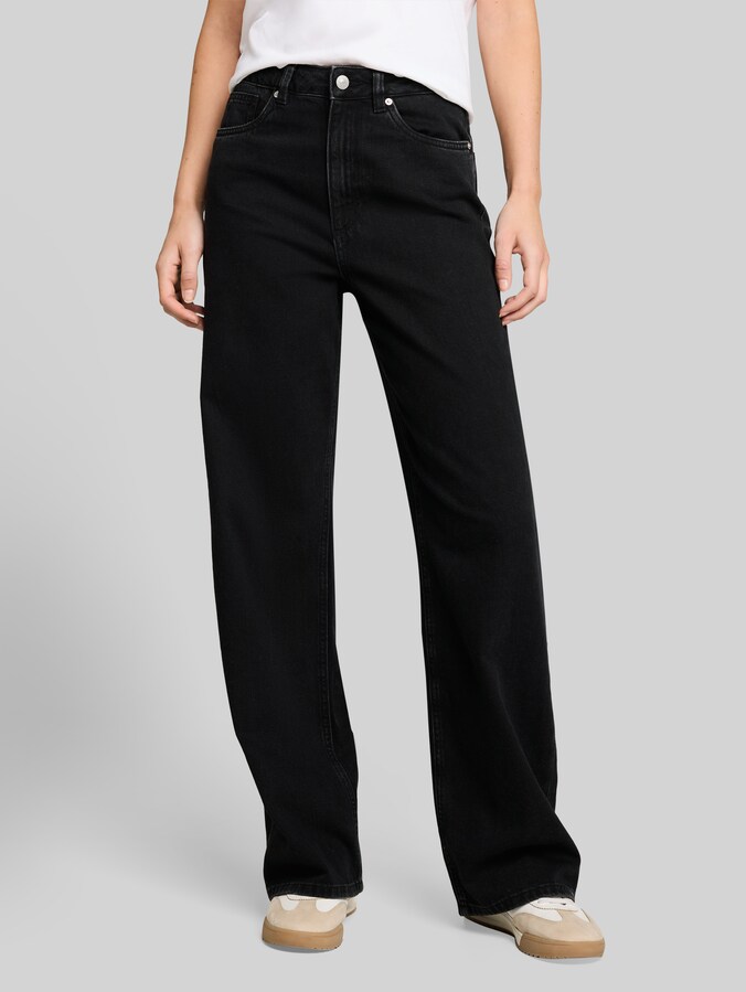 TTLINOU WIDE Jeans von Denim Female, black denim