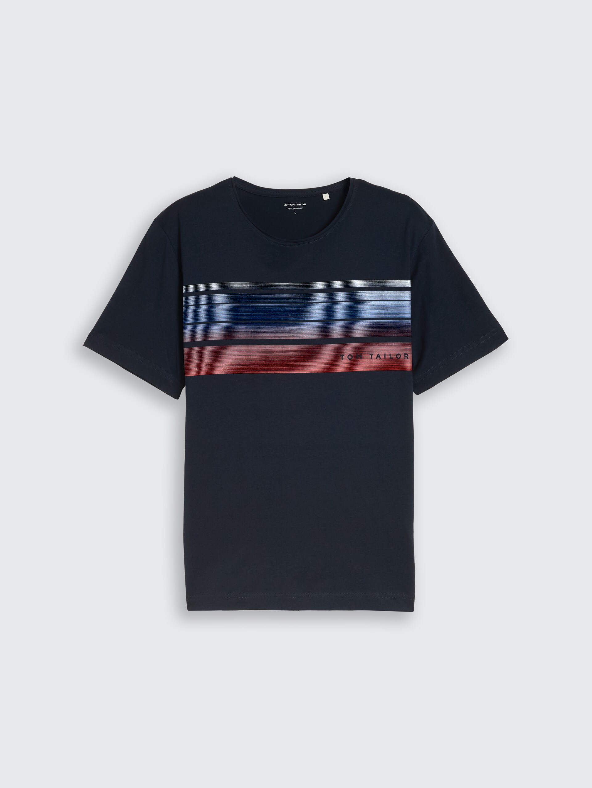 T-Shirt mit Print auf der Brust - sky captain blue - Vorder-Produkt-Ansicht