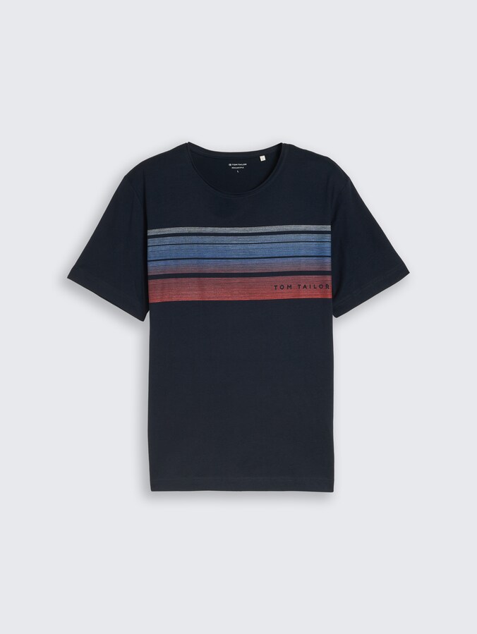 T-Shirt mit Print auf der Brust von Men, sky captain blue