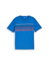 Nicht ausgewählt, T-Shirt mit Print auf der Brust von Tom Tailor, blau