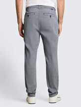 Pantalon chino fuselé classique avec cordon de serrage - navy structure - Découpe Vue arrière du modèle