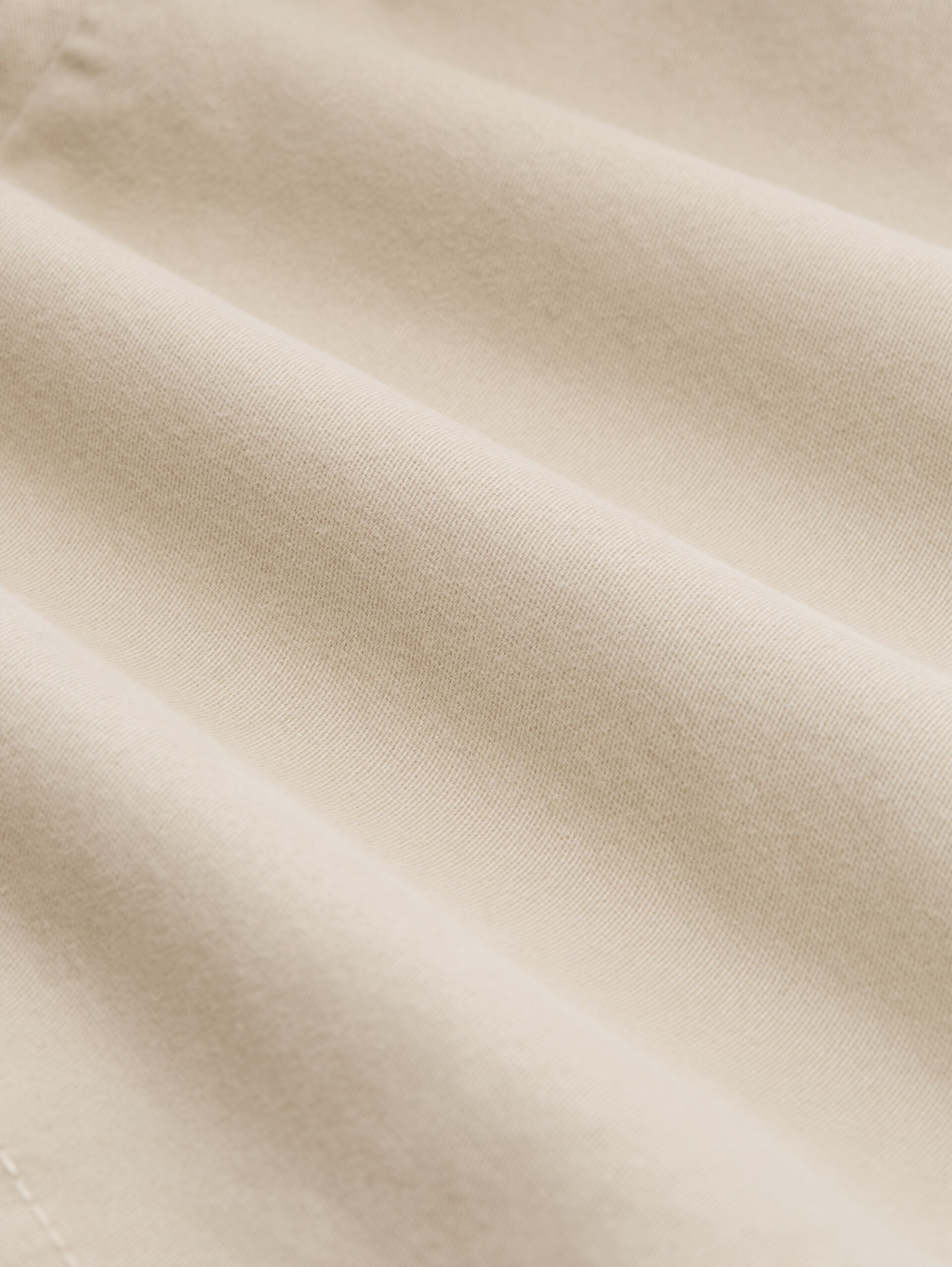 Regular chino-short met riem - Cashew Beige - Materiaalweergave