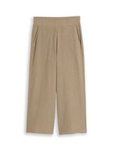 Geselecteerd, Crinkle culottebroek door Tom Tailor, groen