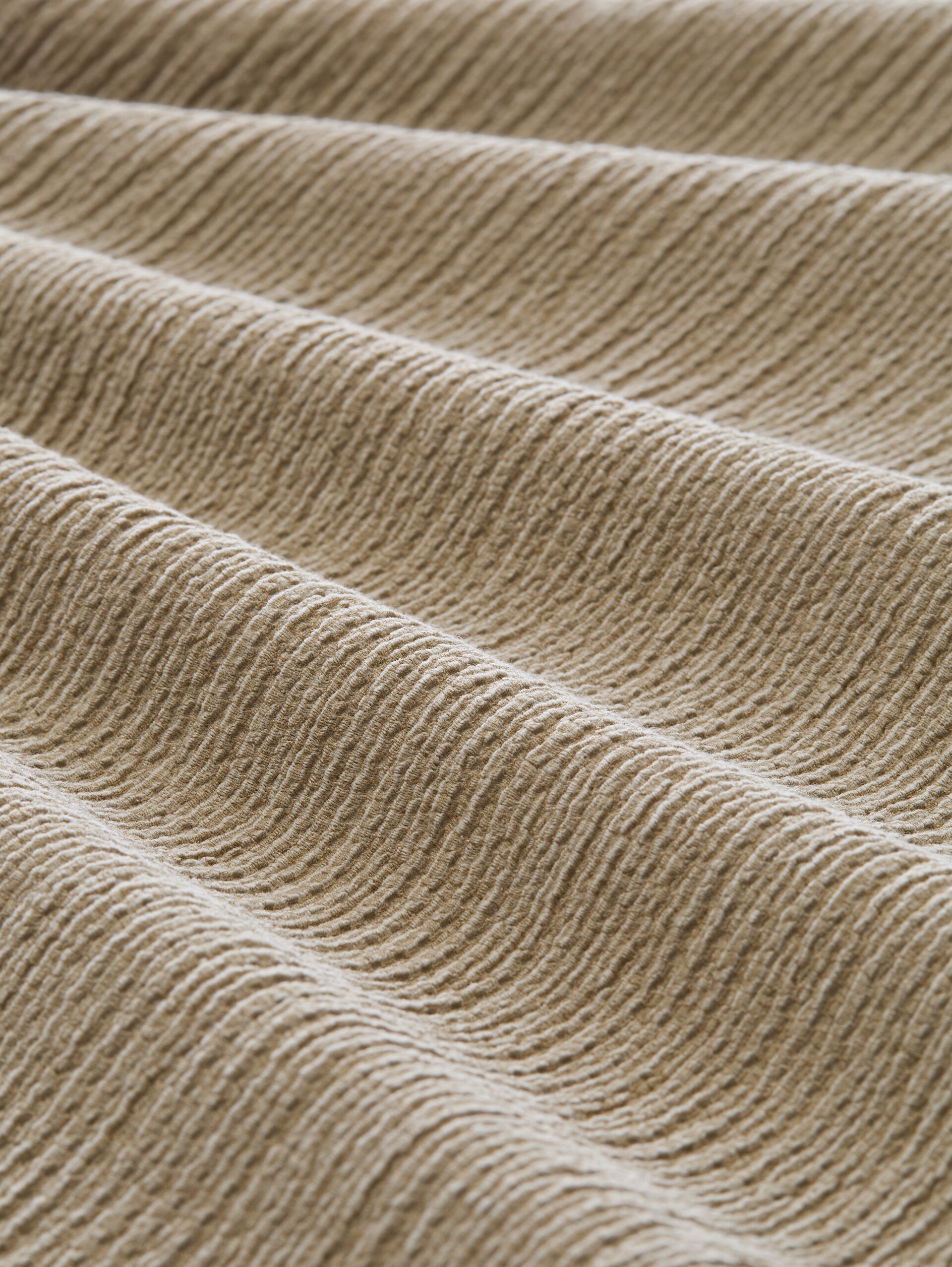 Crinkle culottebroek - olive white structure - Materiaalweergave