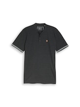 Niet geselecteerd, Piqué poloshirt met opstaande kraag door Tom Tailor, 