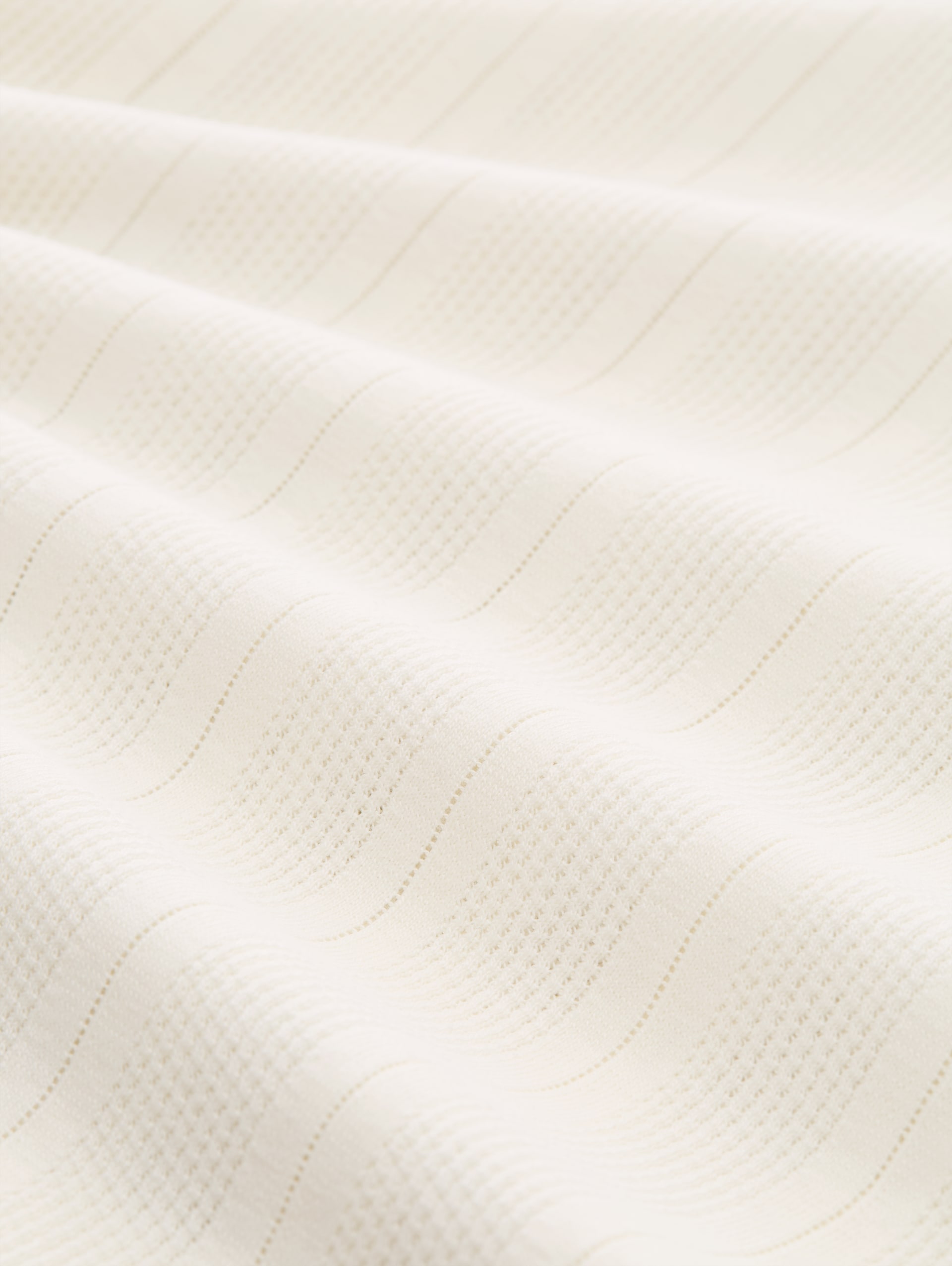 T-Shirt aus Baumwolle - Wool White - Material-Ansicht
