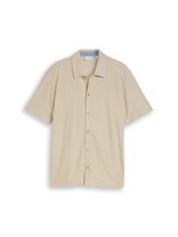 Ausgewählt, Regular Fit Hemd aus Jersey von Tom Tailor, braun