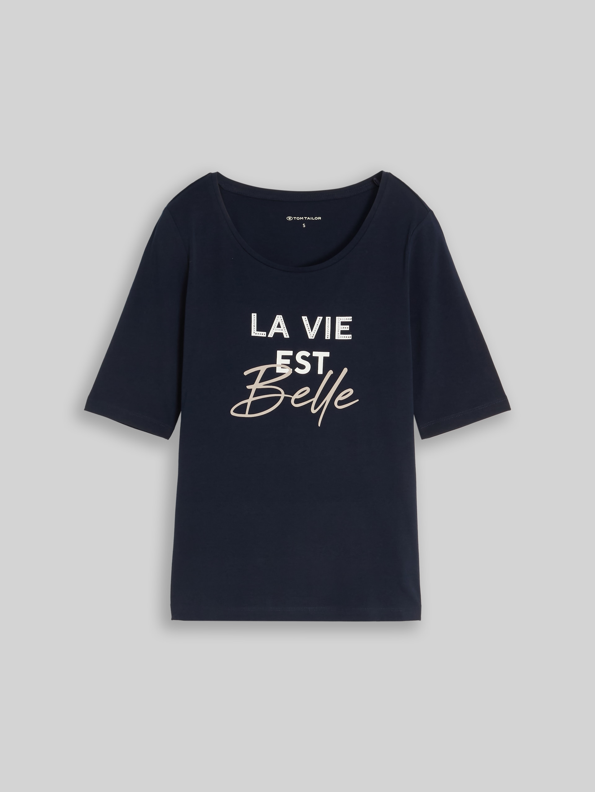 Slim Fit T-Shirt mit Print - sky captain blue - Vorder-Produkt-Ansicht