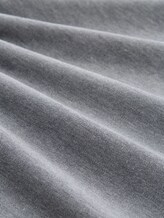 Piqué T-shirt in gemêleerde look - sky captain blue - Materiaalweergave