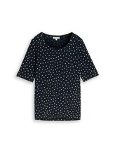 Not Selected, Polka dot T-shirt by Tom Tailor, blue
