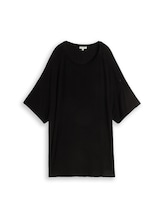 Sélectionné, Plus Size - T-shirt à ourlets retroussables par Tom Tailor, noires