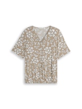 Ausgewählt, Plus Size - Bluse aus Viskose von Tom Tailor, rosa