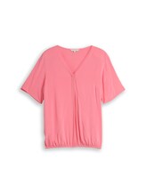 Nicht ausgewählt, Plus Size - Bluse aus Viskose von Tom Tailor, rosa