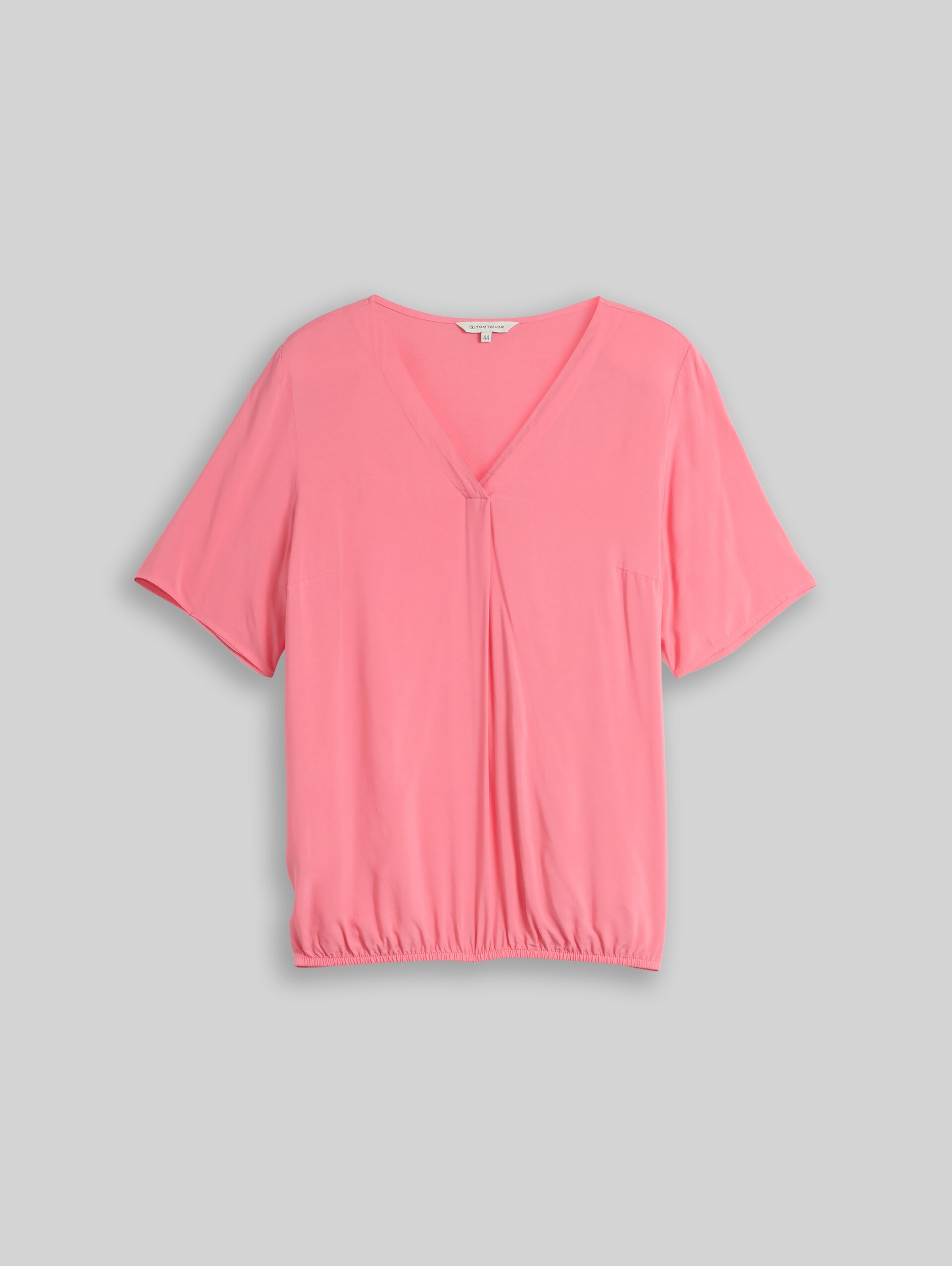 Plus Size - Bluse aus Viskose - soft fuchsia pink - Vorder-Produkt-Ansicht