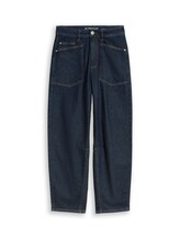 Not Selected, TTCELIA BARREL jeans with patch pockets by Tom Tailor, blue