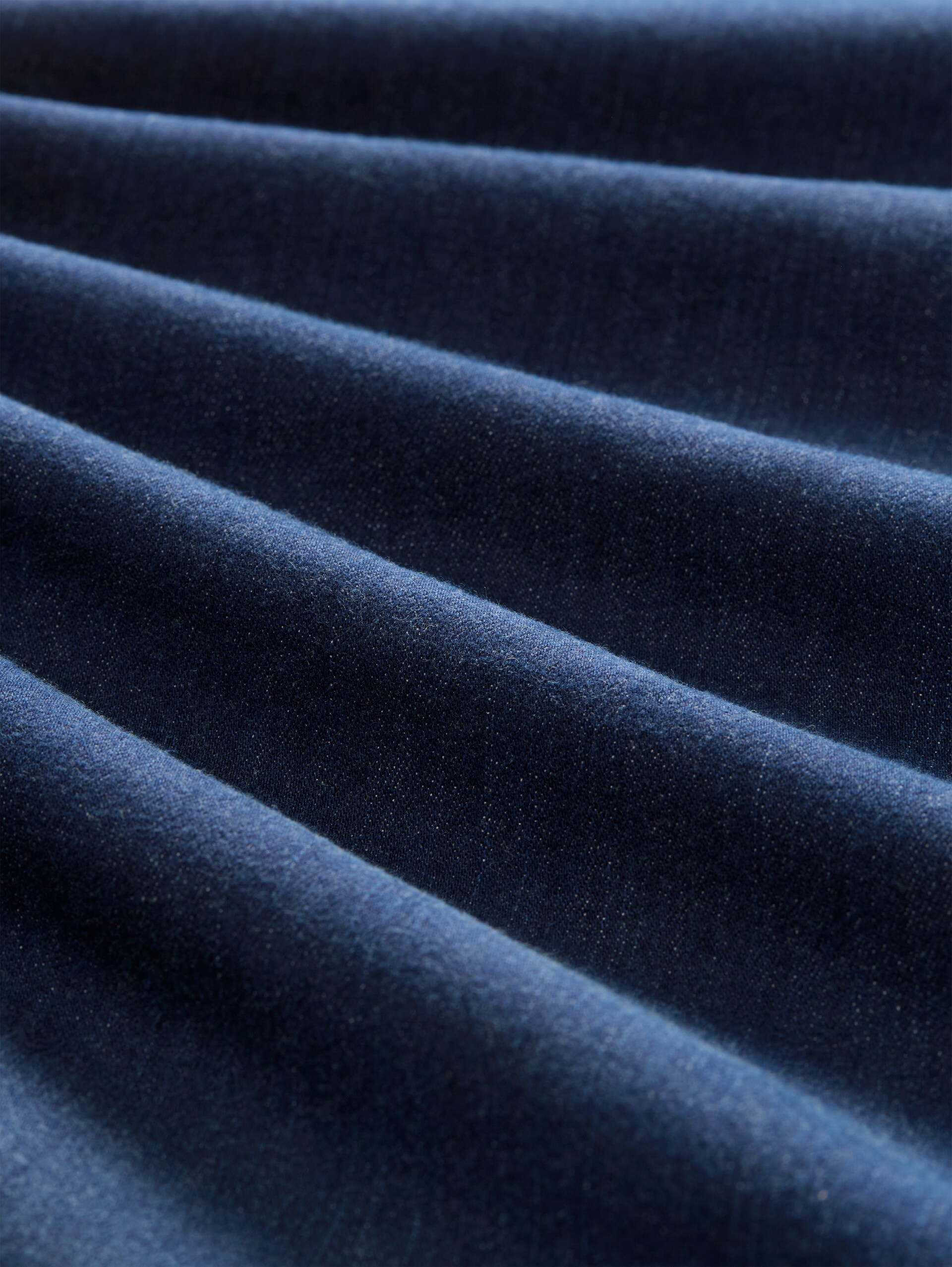 TTLUNA WIDE-jeans met riem - Clean Dark Stone Blue Denim - Materiaalweergave