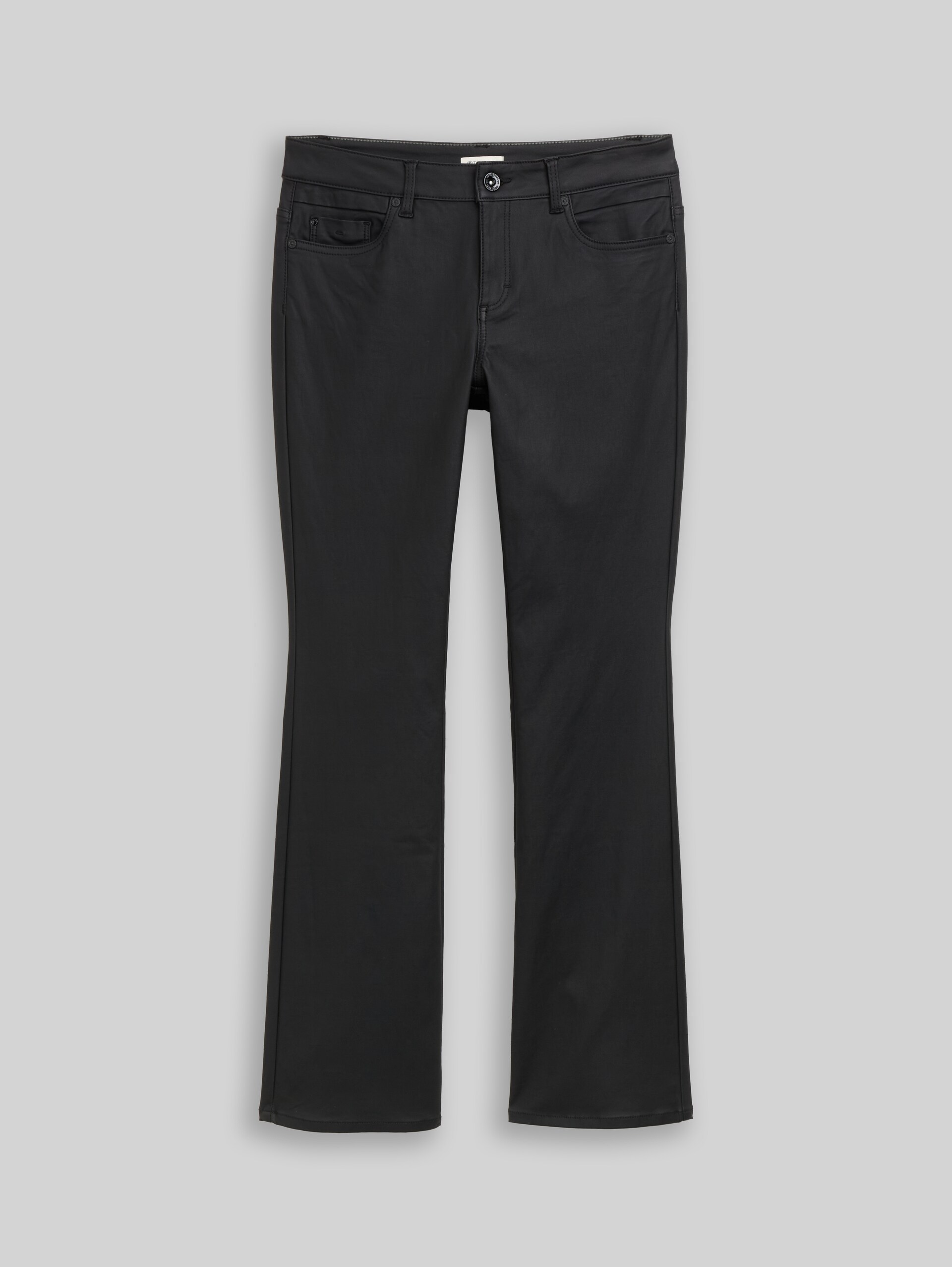 TTLEELA BOOTCUT Coated Jeans - coated black denim - Vorder-Produkt-Ansicht