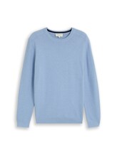 Nicht ausgewählt, Strickpullover aus Baumwolle von Tom Tailor, blau