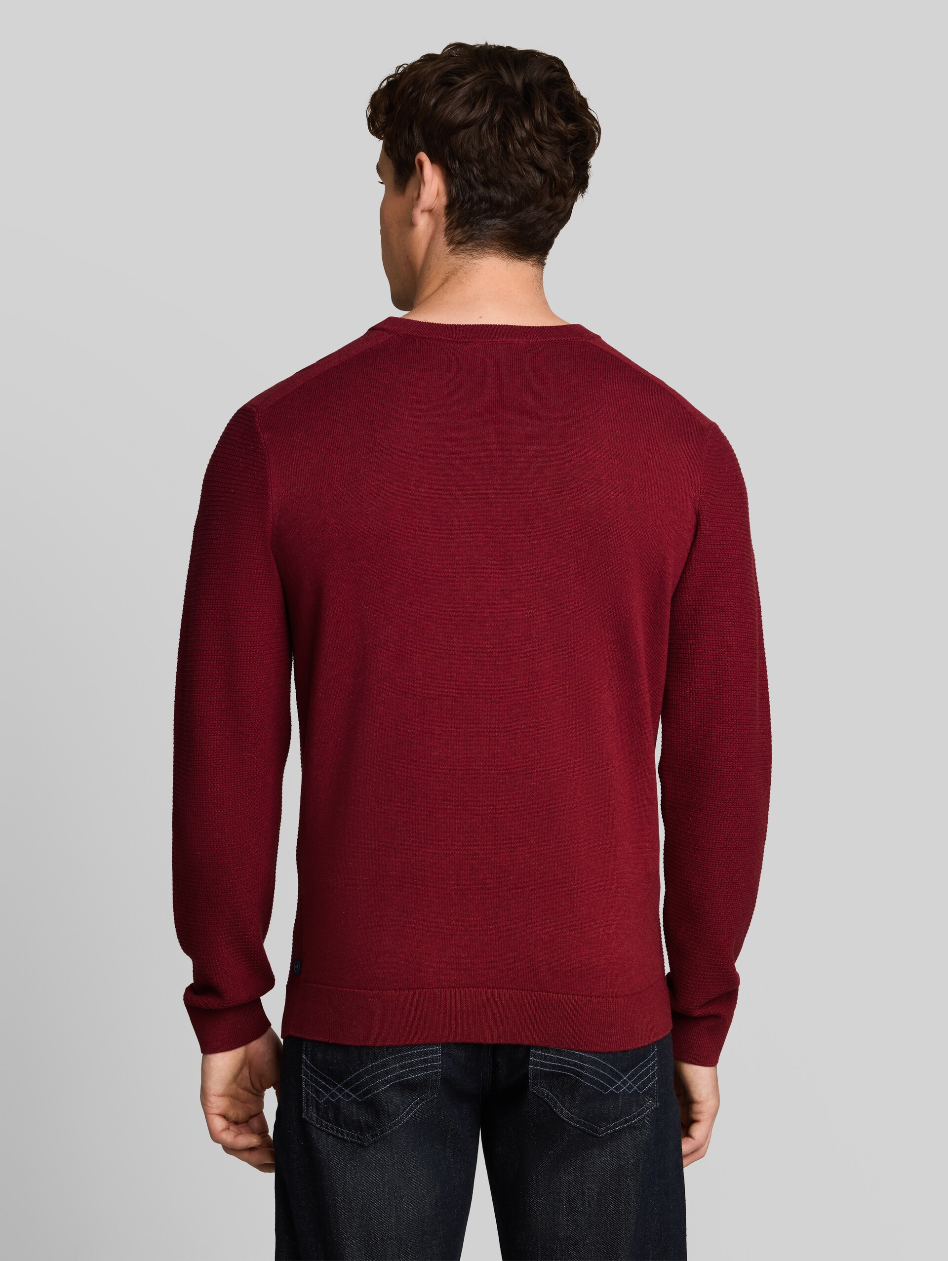 Pull en maille de coton - carlet red melange