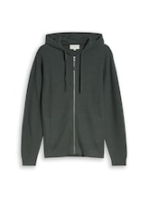 Nicht ausgewählt, Strickjacke mit Kapuze von Tom Tailor, grün
