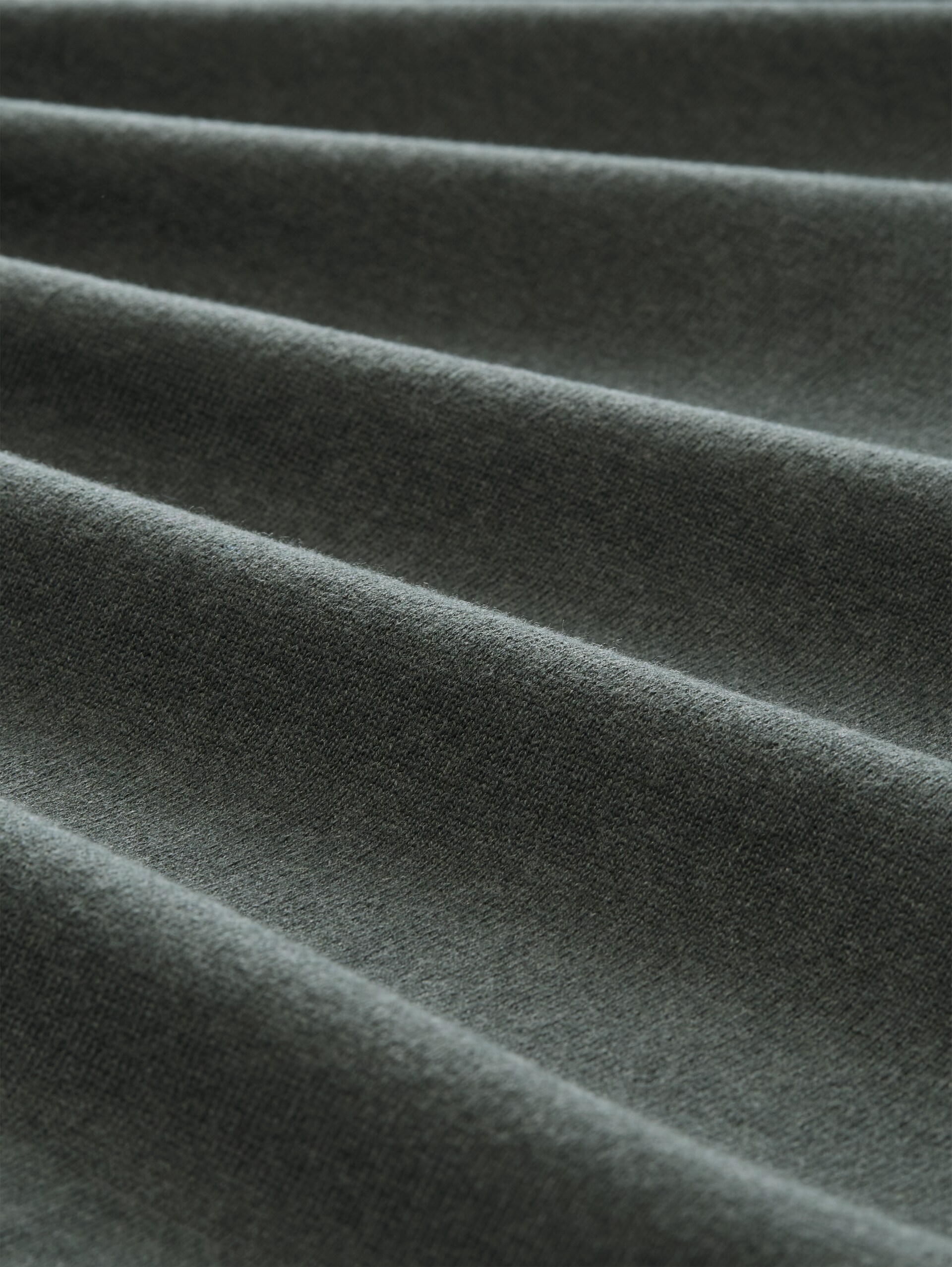 Cardigan en coton - darkest olive melange - Vue de la matière