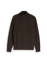 Sélectionné, Cardigan en coton par Tom Tailor, brunir