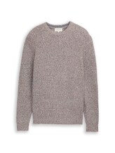 Nicht ausgewählt, Strickpullover in Melange-Optik von Tom Tailor, rosa