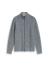 Nicht ausgewählt, Strickjacke in Melange-Optik von Tom Tailor, blau