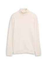 Nicht ausgewählt, Rollkragenpullover aus Baumwolle von Tom Tailor, braun
