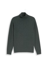 Nicht ausgewählt, Rollkragenpullover aus Baumwolle von Tom Tailor, grün
