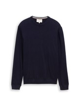 Nicht ausgewählt, Strickpullover mit Kaschmir-Anteil von Tom Tailor, blau
