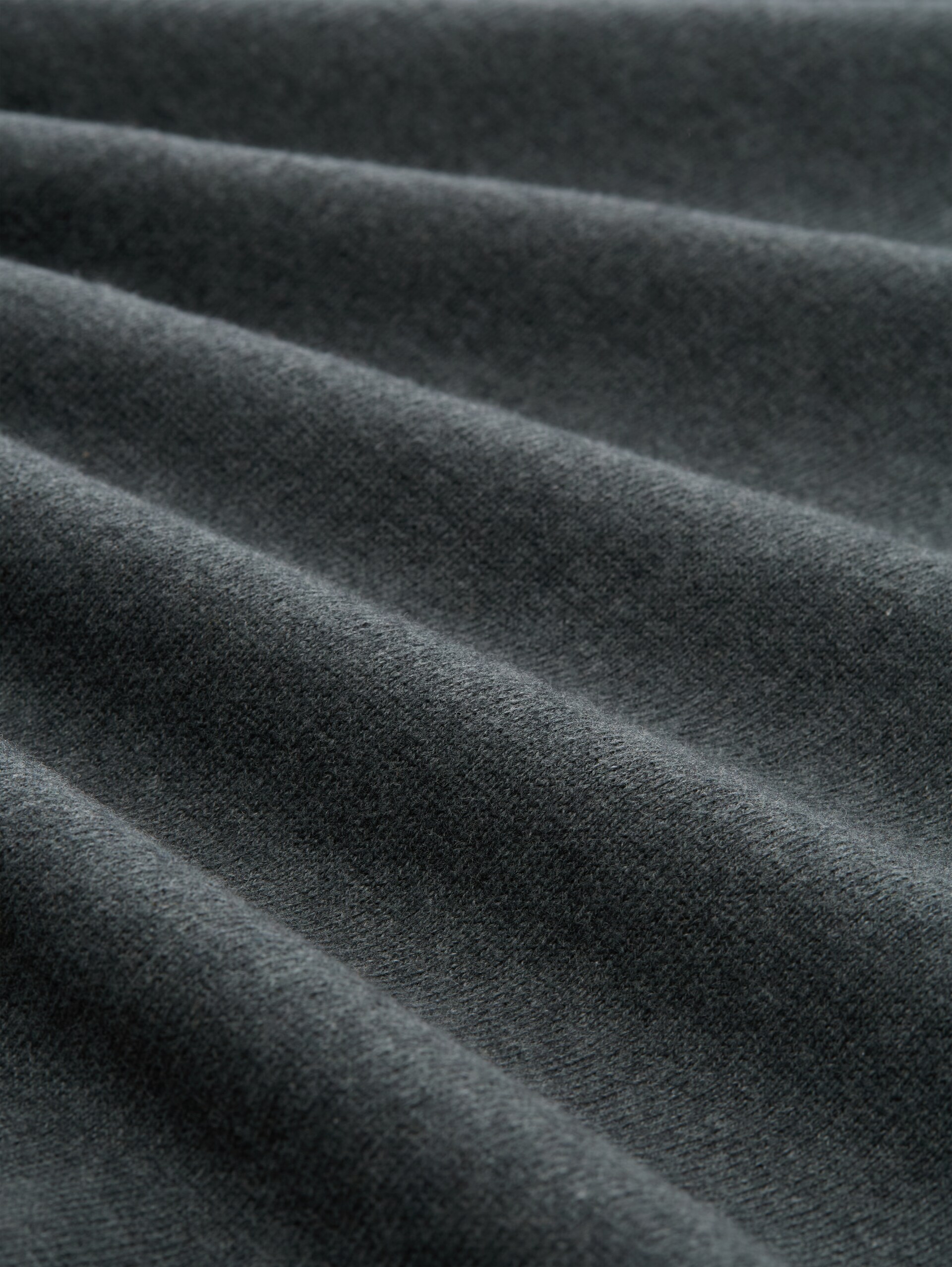 Pull en tricot avec cachemire - darkest olive melange - Vue de la matière