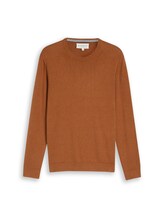 Nicht ausgewählt, Strickpullover mit Kaschmir-Anteil von Tom Tailor, braun