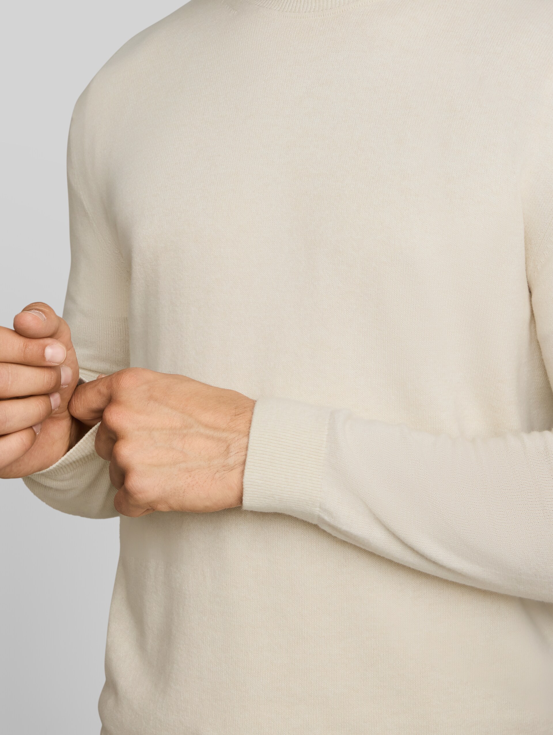 Pull en tricot avec cachemire - soft cloud melange - Vue détaillée du modèle