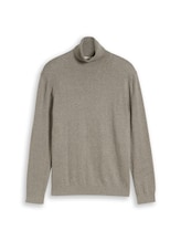 Ausgewählt, Rollkragenpullover mit Kaschmir-Anteil von Tom Tailor, braun