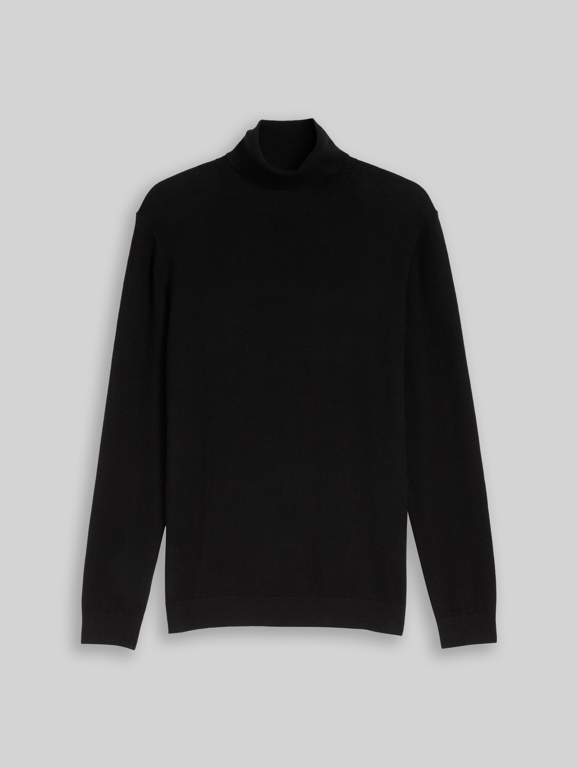 Pull à col roulé avec une touche de cachemire - Black