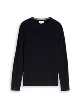 Non sélectionné, Pull en tricot avec cachemire par Tom Tailor, bleu
