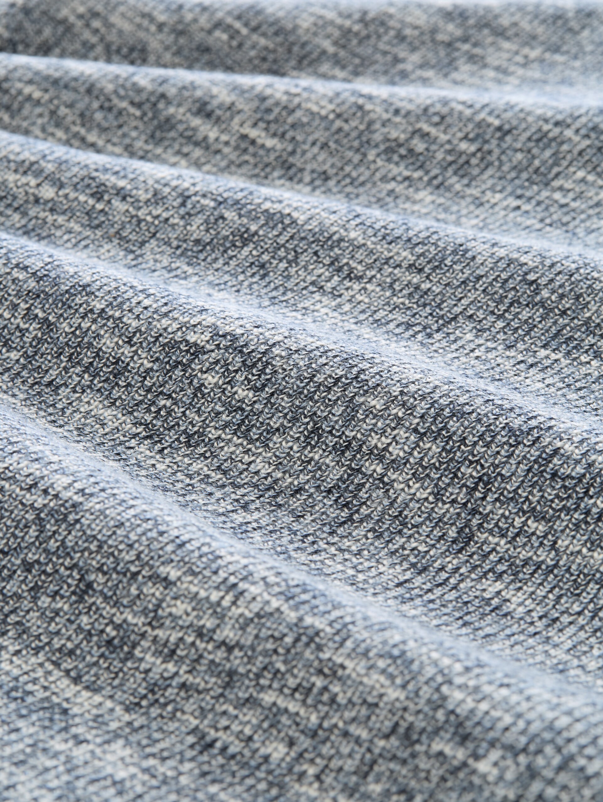 Gebreide trui met gemêleerde look - navy multicolor mouline - Materiaalweergave