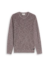 Niet geselecteerd, Gebreide trui met gemêleerde look door Tom Tailor, groen