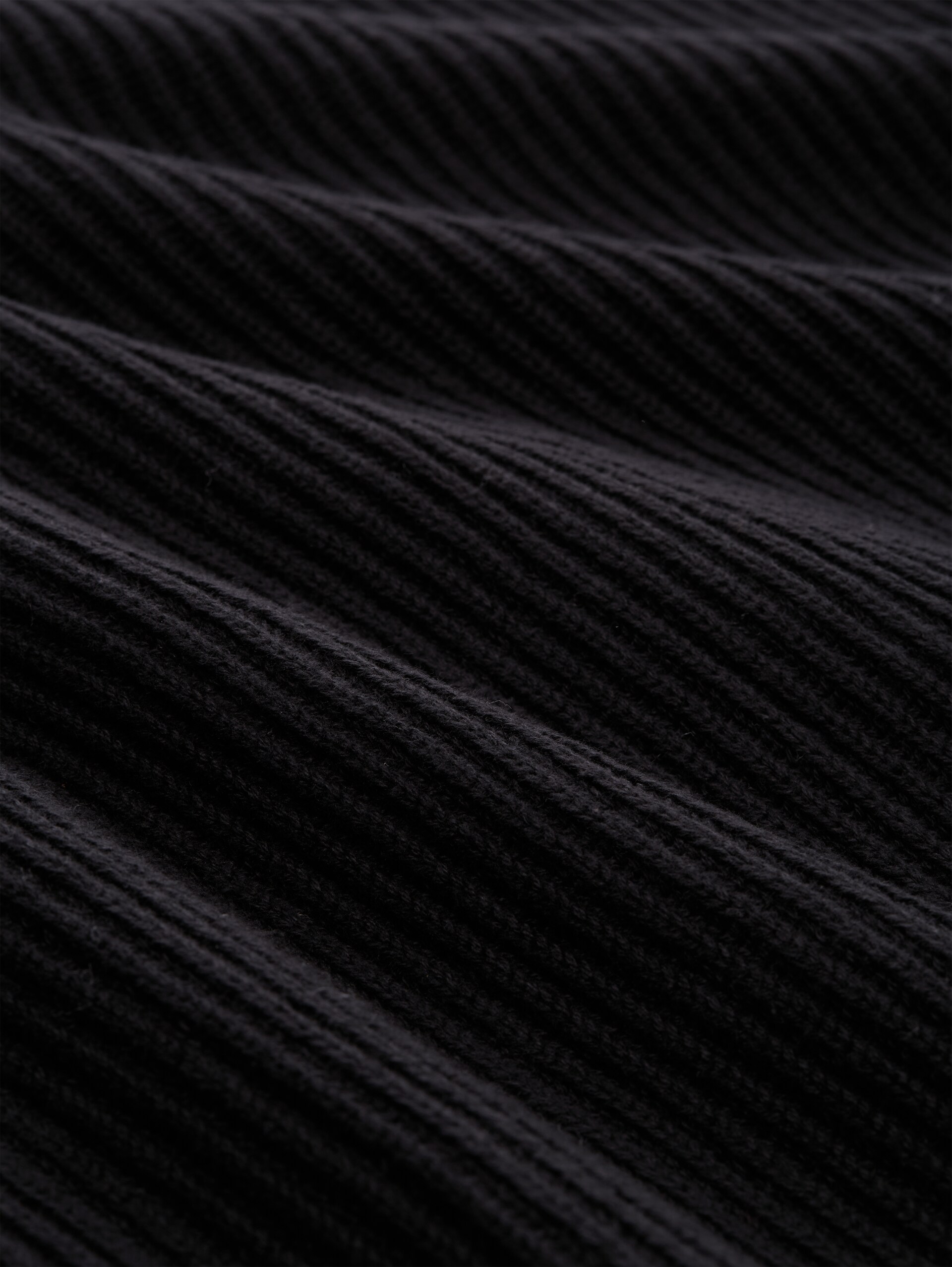 Cardigan en mélange de matières - Black - Vue de la matière