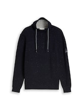 Nicht ausgewählt, Snood Strickpullover mit Struktur-Mix von Tom Tailor, blau