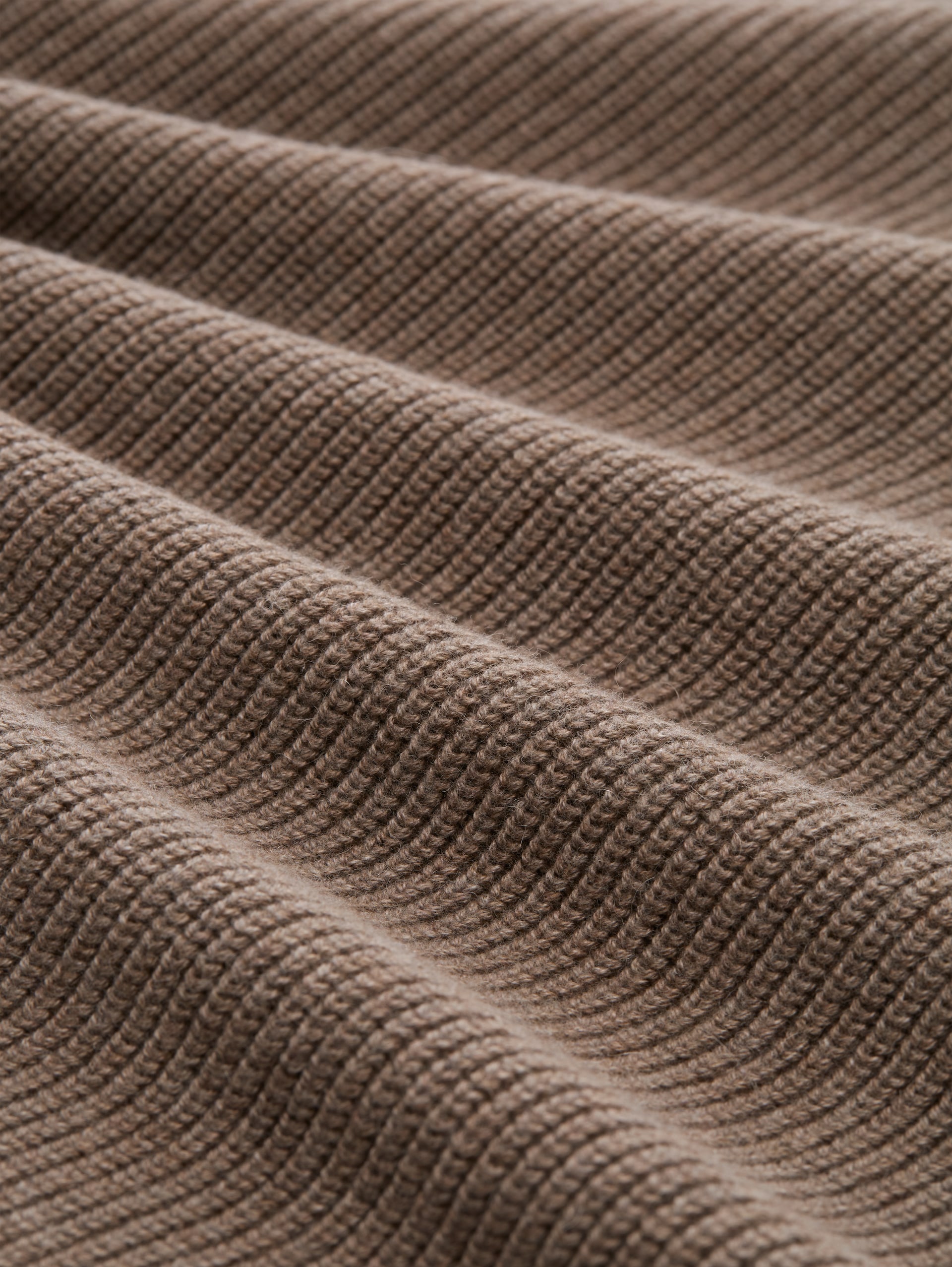 Strickjacke mit Alpaka-Anteil - Driftwood Taupe Melangé - Material-Ansicht