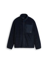Ausgewählt, Relaxed Fit Teddy Jacke von Tom Tailor, blau