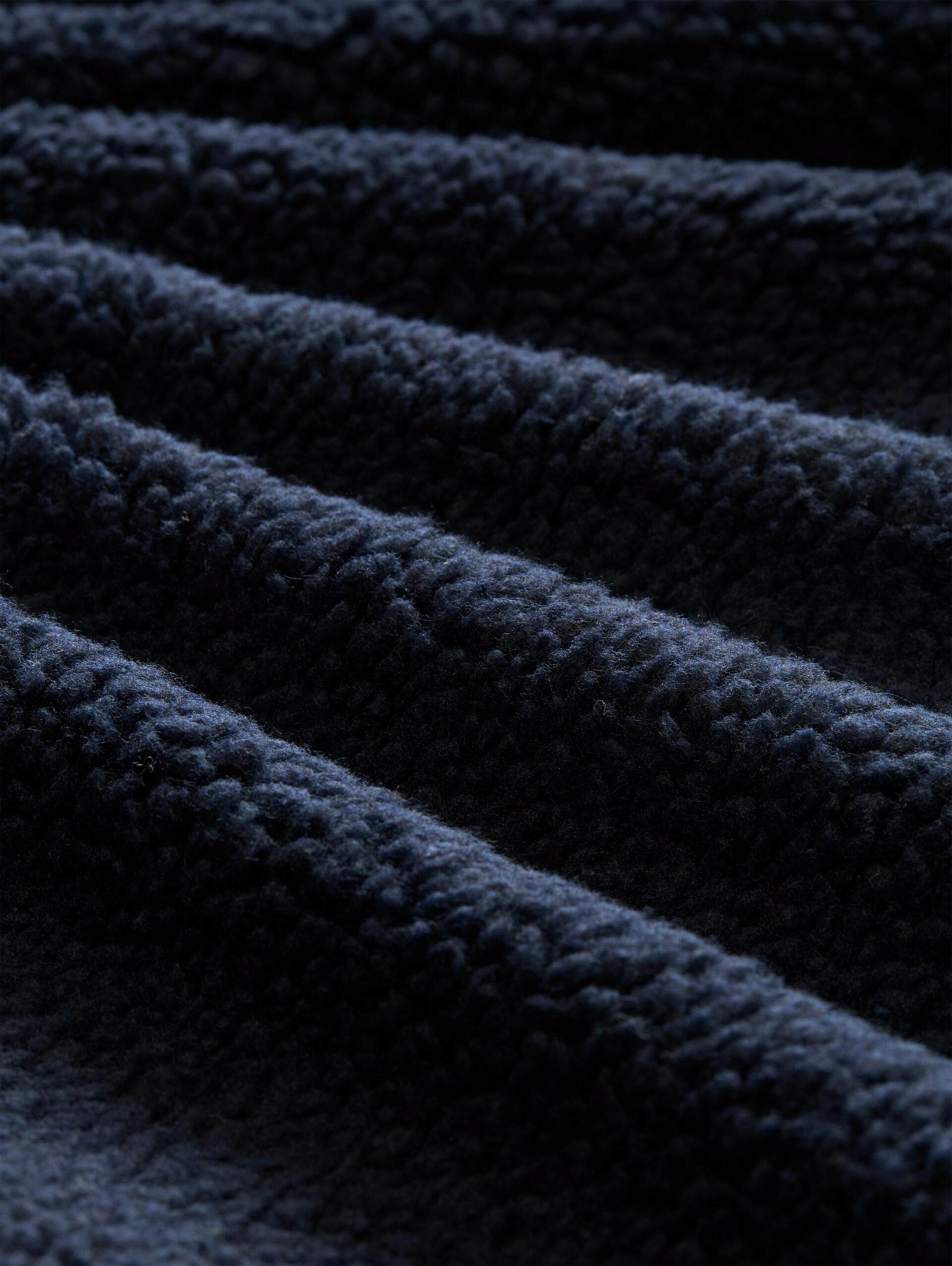 Relaxed Fit Teddy Jacke - sky captain blue - Produkt-Detail-Ansicht