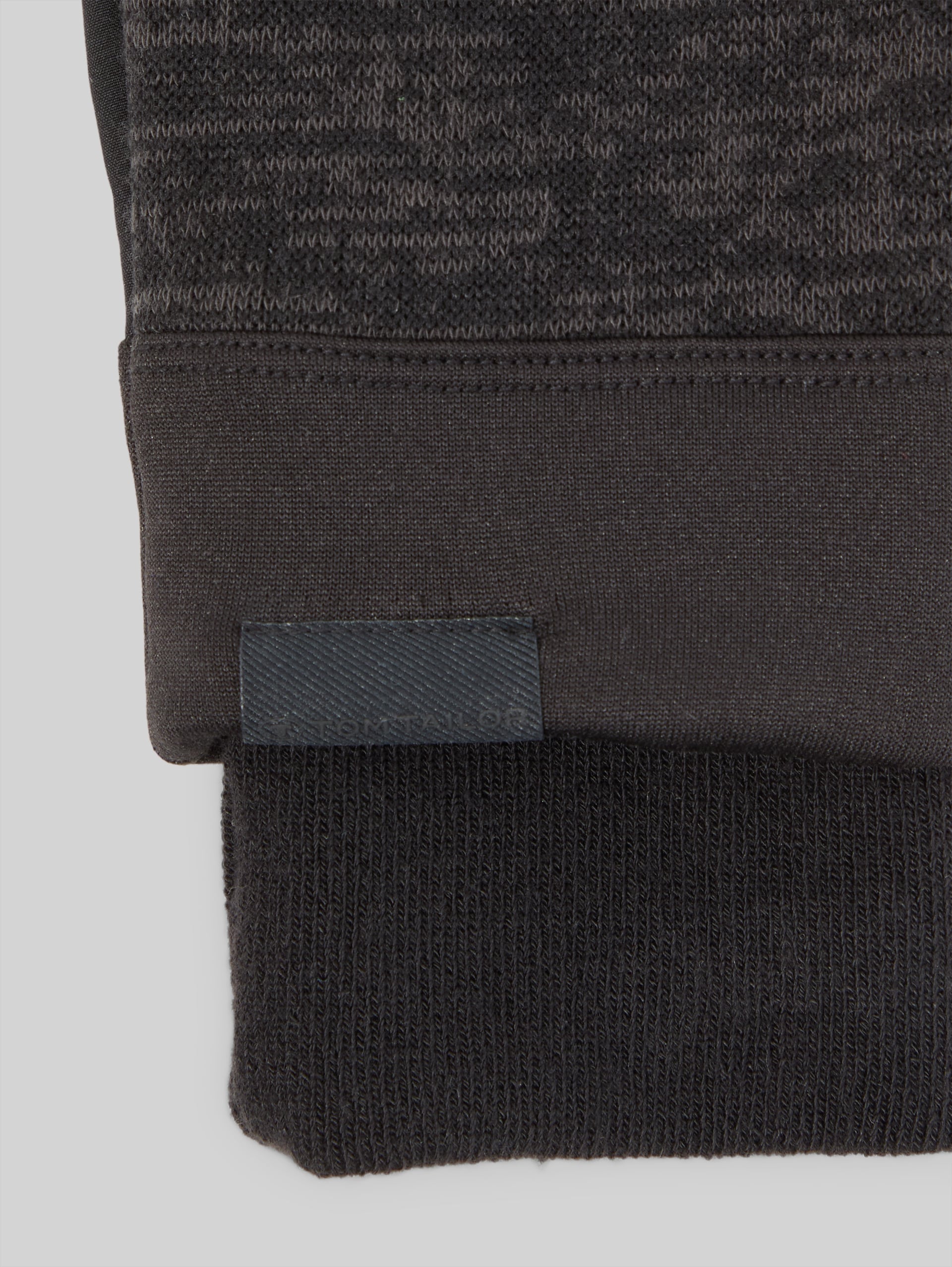 Smartphone Handschuhe - Black Grey Melange - Produkt-Detail-Ansicht