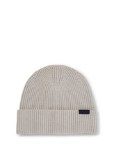 Non sélectionné, Bonnet avec étiquette logo par Tom Tailor, brunir