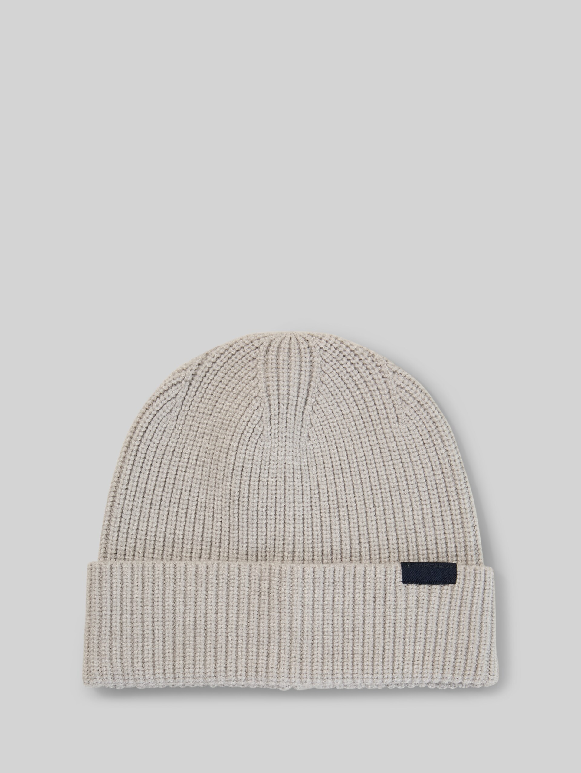 Bonnet avec étiquette logo - Dark Chocolate Brown - Vue de face du produit